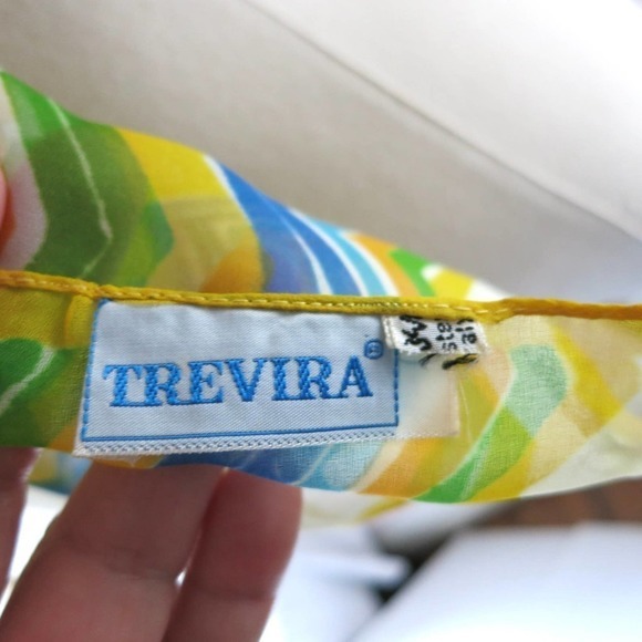 70s Vintage Vera Neumann Italian Chiffon Scarf‎ - Picture 12 of 12